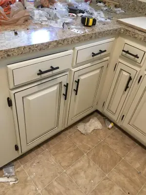 Premium Cabinet Refinishing — House Painting Services project by Quality Painting Solutions