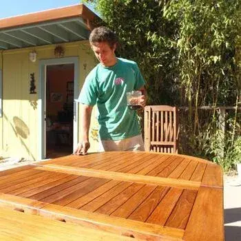 Teak Furniture and Countertop Restoration — House Painting Services project by T Paul Sek EcoPainting