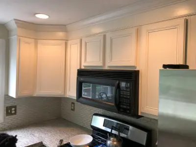 Cabinet restoration — House Painting Services project by Gölsmith Painting Company