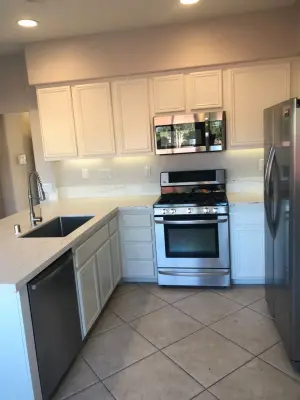 Cabinet and Kitchen Refinishing — House Painting Services project by Gama Quality Painting Inc.