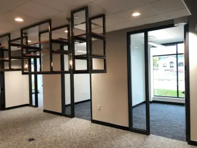 Office Renovation: Wall Priming and Painting, Metal Door Frame Priming and Painting — House Painting Services project by Fine Finishes, Inc.