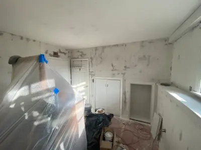 Interior Plaster Restoration and Interior Painting — House Painting Services project by Powell Painting And Home Services