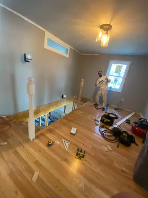 Updated Flooring and Railings — House Painting Services project by Powell Painting And Home Services