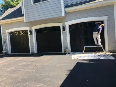 Painted exterior doors — House Painting Services project by Gölsmith Painting Company