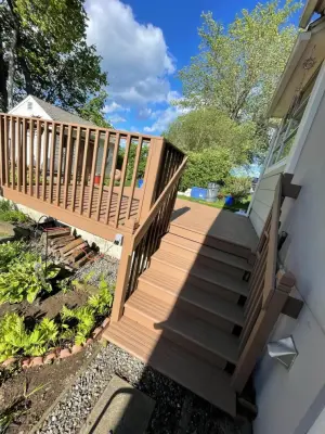 Deck Staining for Large and Small Areas — House Painting Services project by EVM Home Improvement & Painting