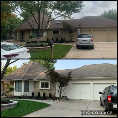 Exterior repaint - Arcade white, Sherwin Williams Emerald finish — House Painting Services project by Arnoldy Painting