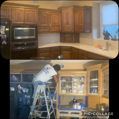 Kitchen Refinishing — House Painting Services project by Arnoldy Painting