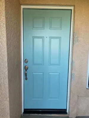 Raindrop Semi-gloss Front Door (Sherwin Williams) — House Painting Services project by López Painting