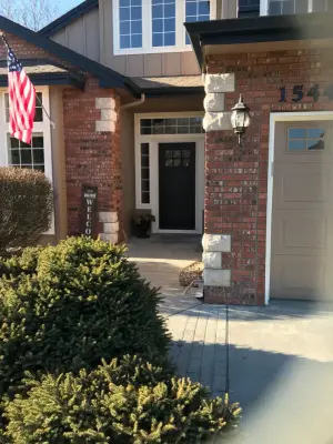 Black Tricorn Exterior Door from Sherwin Williams — House Painting Services project by Royal Painting