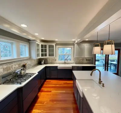 Cabinet Refinishing for Kitchens — House Painting Services project by Grit City Painters