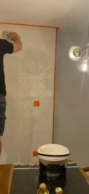 Ornamental wall treatments by Star Painters LLC — House Painting Services project by Star Painters LLC