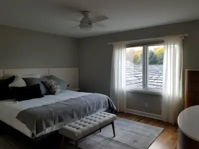 Newly Decorated Bedroom 1 — House Painting Services project by Sommers Painting & Wallpapering LLC
