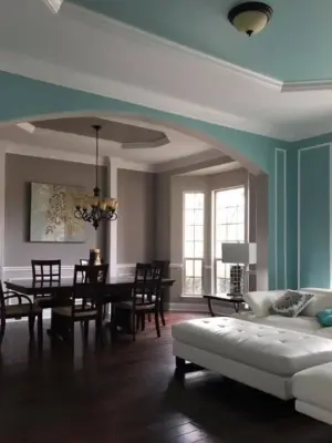 Dramatic Makeover of Dining Room and Entryway — House Painting Services project by Hardy's Painting