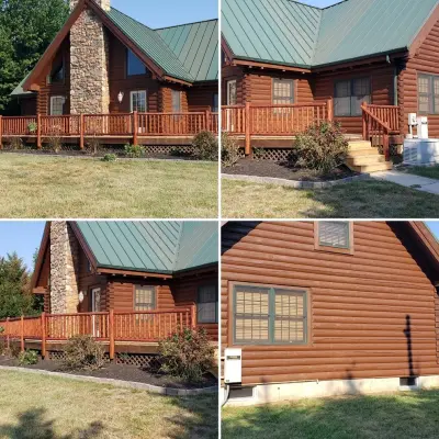 Log Cabin Retreat — House Painting Services project by Five Star Painting Of Newark