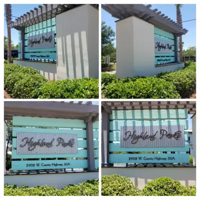 Restoration of Signs — House Painting Services project by Coastal Cottage Painting