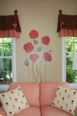 Large Floral Designs — House Painting Services project by Natalie Cannon Painting