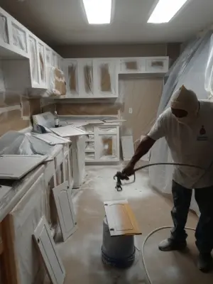 cabinet repainting — House Painting Services project by Danny's Family Painting