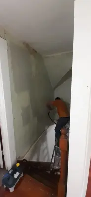 Wall Mural Stripping and Painting — House Painting Services project by J's Painting & Flooring