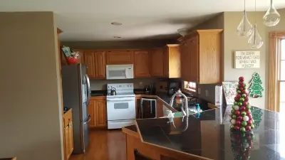 Neutral Tones Kitchen Design — House Painting Services project by Two Day Painting LLC