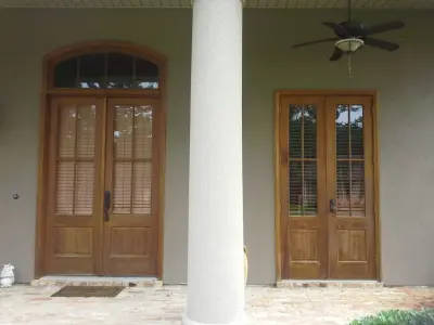 Abita Lakes - Outdoor Door Restoration — House Painting Services project by Painting With A Flair