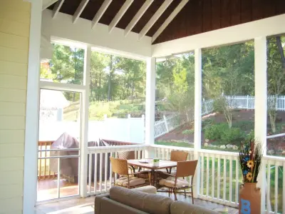 Constructing a screened porch and deck — House Painting Services project by Fox Brothers Painting