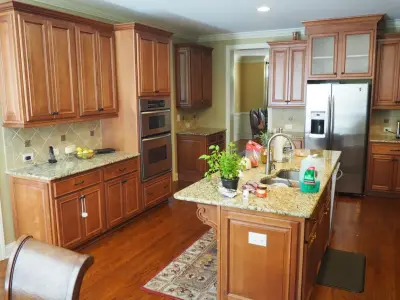 Expansive Kitchen in White Paint — House Painting Services project by Wallscapers Kitchen & Bath Innovations