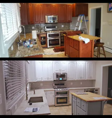 Cabinet Painting & Refacing by Kitchen Update - Interior Design & Decorating in Germantown, MD