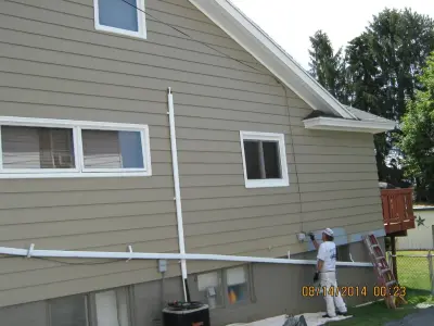 Dunmore PA Aluminum House Painting — House Painting Services project by Bentler Painting