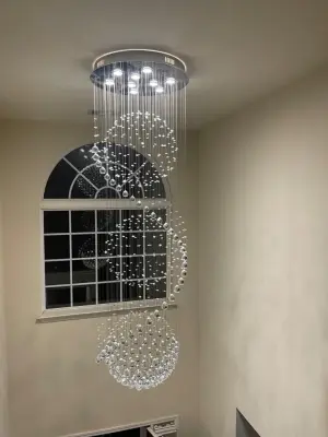 Chandelier for Atlanta Entrance — House Painting Services project by Extraordinary Walls