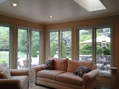 Sunroom on the Back Porch — House Painting Services project by Collins Painting