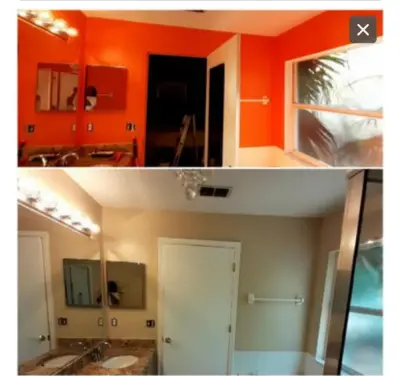 Bathroom Transformation Showcase — House Painting Services project by Gritty Paint Company