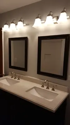 Schaumburg Bathroom Renovation — House Painting Services project by Adam Raupp Painting