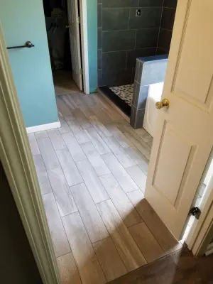 Restroom Renovation — House Painting Services project by Claxton Professional Remodeling