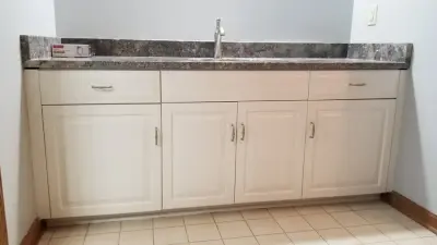 Bathroom Vanity Renovation — House Painting Services project by Hometerior Finishing, LLC.