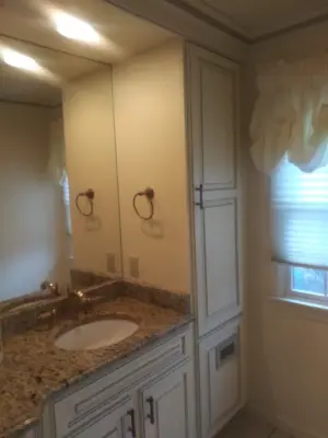 Vanity and Cabinet Solutions for Bathrooms — House Painting Services project by Tucker & Co. Painting LLC