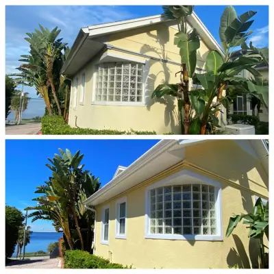 Prior and Subsequent — House Painting Services project by A+ Painting