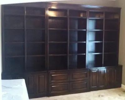 shelf unit — House Painting Services project by Kcfauxdesign.com