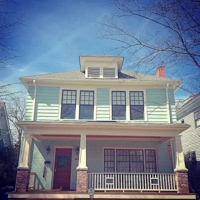 Boylan Heights Outside — House Painting Services project by Anderson Painting