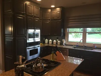 Bragg Cabinetry and Interior Painting — House Painting Services project by Garrett Painting Inc.