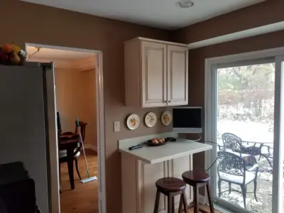 Luminous and Spacious Living Space — House Painting Services project by R&J Painting LLC