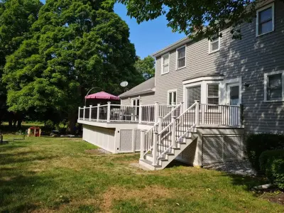 Constructing a New Deck in Shelton CT — House Painting Services project by Emer And Son Painting LLC