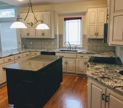 Cabinet and Trim Samples — House Painting Services project by Mary Walker Faux