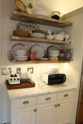 Provincial Style White Cabinetry — House Painting Services project by Duration Painting INC