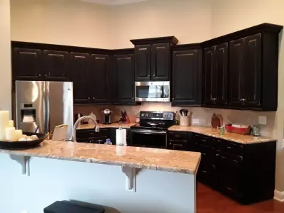 Cupboards — House Painting Services project by Miles Custom Painting Plus, LLC.
