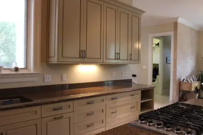 Latex-Painted Cabinets by Jason Bertoniere Painting Contractor