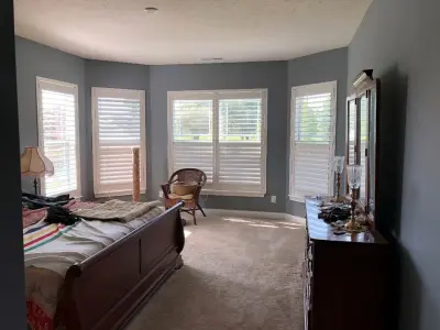 Carmel, Indiana - before and after images — House Painting Services project by Two Sisters Painting