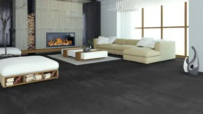 Contemporary Charcoal Living Space — House Painting Services project by DaVinci Surfaces