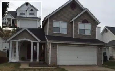 Chesterfield Exterior House Painting — House Painting Services project by CertaPro Painters Of Chesterfield MO
