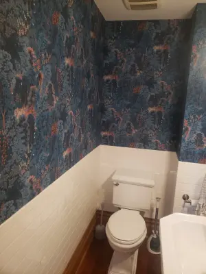 Lakeview Chicago: Wallpaper Removal and Installation — House Painting Services project by Windy City Painters