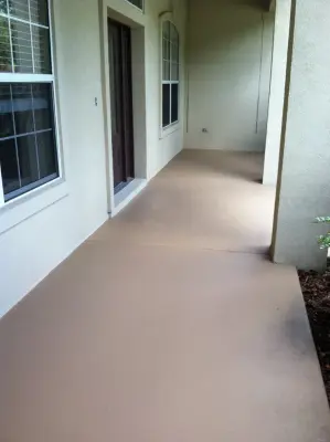 St. Augustine, FL Concrete Staining — House Painting Services project by M.B. Lind Painting